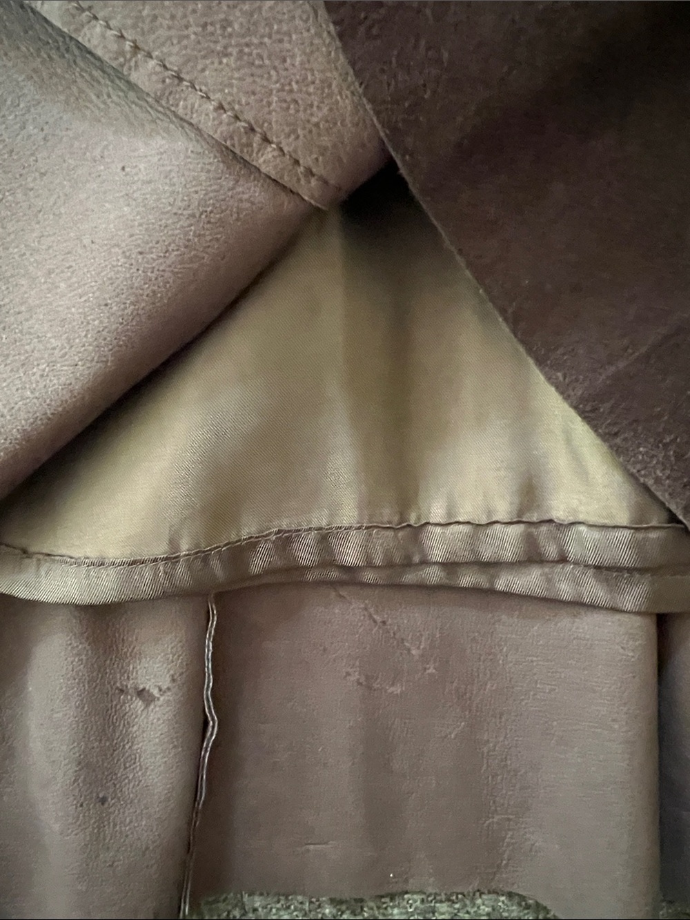 Danier Dark Brown Suede A-Line Pleated Skirt (sz 4) - Picture 3 of 6